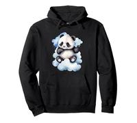 Bambola Panda Che Dorme sulle Nuvole Felpa con Cappuccio