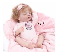 Bambola per bambini rinata realistica, 22 pollici da 55 cm bambola neonato in vinile con abito rimovibile, ha un corpo morbido, bambola realistica con ciuccio magnetico