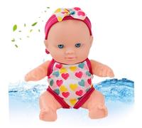 Bambola per neonati per baby waterproof swimmer bambola galleggiante baby con giunti mobili rimovibili da nuoto regalo per bambini vasca da bagno in piscina tempo di gioco 2, giocattoli in pisci
