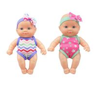 Bambola per neonati per neonato impermeabile bambola galleggiante da bagno galleggiante bambino con giunti mobili rimovibili costumi da bagno che nuotano per la vasca da in piscina in piscina T
