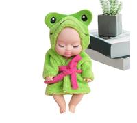 Bambola realistica, bambola realistica per bambini,Piccole bambole rinate - Bambola carina per bambini di età superiore a 3 anni, bambola di vita reale da 4,3 pollici, giocattoli per bambole per bambi