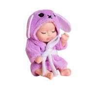 Bambola realistica, bambola realistica per bambini | Piccole bambole rinate,Bambola carina per bambini di età superiore a 3 anni, bambola di vita reale da 4,3 pollici, giocattoli per bambole per bambi