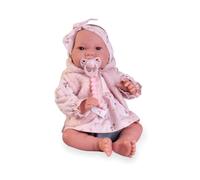 Bambola realistica neonato Sweet Reborn Nica con corpo in tessuto 42 cm