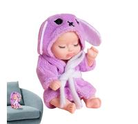 Bambola realistica per bambini - Giocattolo educativo rinato, mini figura dal corpo morbido | Compagno di gioco realistico, regalo per l'apprendimento precoce, simulazione dettagliata del set di gioch