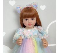 Bambola Reborn 55CM Realistica Corpo in Silicone NPK Lady Princess Unicorn Stile