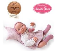 BAMBOLA REBORN ALTA QUALITA' ANTONIO JUAN CM 42 CORPO MORBIDO CON CIUCCIO AJ3323