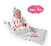 BAMBOLA REBORN ANTONIO JUAN 42 CM CORPO MORBIDO IN VINILE CON COPERTINA E CIUCCI