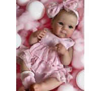 Bambola Reborn Fatta a Mano Corpo in Silicone Realistico - Bebe Reborn 46 Cm