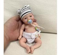 Bambola Reborn Full Body Silicon Morbido Neonato Micro Baby Ultra Realistico
