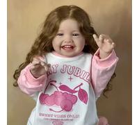 Bambola Reborn Realistica 60CM - Bebè Sorridente in Silicone Accessori Inclusi