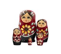 Bambola russa | Personaggio da tavolo della bambola russa fatta a mano | Scultura in legno Decorazione da tavolo compatta per l'ingresso della camera dei bambini soggiorno vacanza