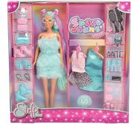 Simba Bambola Steffi Love Space Buns Style – +3 anni, tanti accessori fashion – Rosa
