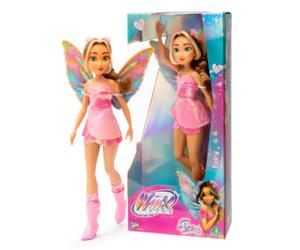 Bambola singola winx fairy - 6 modelli: bloom, stella, flora, tecna, musa, aisha