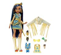 Bambola Snodata Alla Moda, Dai Capelli Con Ciocche Blu E Oro, Con Accessori E Ca