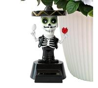Bambola Solare Da Cruscotto Scheletro Halloween Scuotitesta