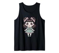 Bambola stregata Chibi Goth Kawaii Halloween Canotta