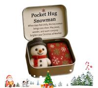 Bambola tascabile, mini incoraggiamento emotivo, mini biglietti di auguri di Natale, per le vacanze, compleanno, apprezzamento, felicità, cura per donne, uomini, amanti, bambini, colleghi, amici