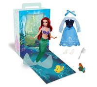 Bambola ufficiale Disney Store Ariel Story La Sirenetta, giocattolo completamente snodabile da 11 pollici con abito scintillante, adatta dai 3 an