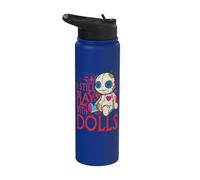 Bambola voodoo di Halloween: un costume gotico da brivido Stainless Steel Insulated Water Bottle