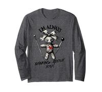 Bambola Voodoo Halloween Shirt I'm Always Thinking About You! Maglia a Manica