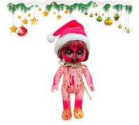 Bambola Zombie, Bambino Raccapricciante, Accessorio Fantasmi, Regalo di Trucco di Natale, Decorazione Terrore di piccola casa Alternativa, con Horror di Sangue Falso Realistico