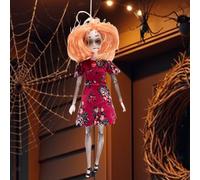Bambola Zombie Girl da appendere a forma di Halloween, regalo per porta