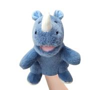 Bambole a mano con animale, giocattolo per bambini, animali di peluche