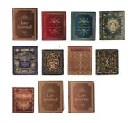 Bambole Casa 11 Libri E Riviste Con Pagine Miniatura Studio Scuola Accessorio