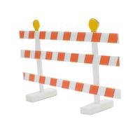Bambole Casa 3 Ferroviario Strada Costruzione Barricade Kit Sicurezza Ringhiera