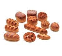 Bambole Casa Assortito Pane Pani & Rotoli Cucina Accessori di Negozio 1:12 Scala