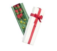 Bambole Casa Avvolto Scatola Di Rose Miniatura Fiore Regalo Accessori Negozio 1: