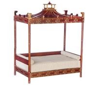 Bambole Casa Cinese Noce Doppio Quattro Poster Giorno Letto JBM Mobili Camera da