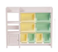 Bambole Casa Contenitore Mobiletto Scaffale JBM Giocattolo Stanza Vivaio Rosa 1: