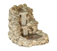 Bambole Casa Grigio Cascata Con Stagno Miniatura Giardino Accessorio 1:12 Scala