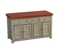 Bambole Casa Grigio & Pino Credenza Moderno Miniatura Cucina Sala Stanza Mobili