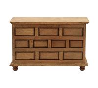 Bambole Casa Marrone Rustico Matrimonio Coperta Ottomana Giropetto Miniatura 1: