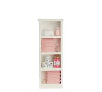 Bambole Casa Narrow Scaffale Rosa Asciugamani & Accessori 1:12 Bagno Mobili