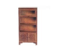 Bambole Casa Noce Avvocati Libreria 1 Bicchiere Porta 1:12 Study Ufficio Mobili