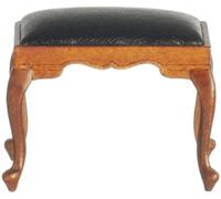 Bambole Casa Piano Bench Metà Secolo Noce Sgabello JBM Miniatura Musica Mobili