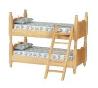 Bambole Casa Quercia di Legno Letto a Castello Basamenti Miniatura 1:12 Scala