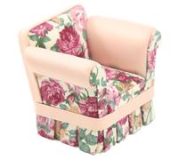 Bambole Casa Rosa Floreale Country Poltroncina JBM Miniatura Mobili Soggiorno