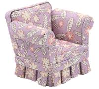 Bambole Casa Viola Floreale Country Poltroncina JBM Miniatura Mobili Soggiorno