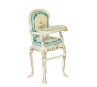 Bambole Casa Vittoriano Seggiolone Bianco 1:24 Mezza Pollici JBM Vivaio Bimbo