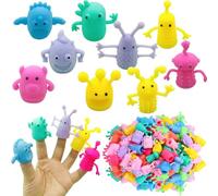 Bambole da Dito, 20pcs Marionette da Dito per Mostro Occhio Marionette da Dito, Perfetto per Halloween, Festa di Cosplay, Festa di Pasqua, Colore casuale