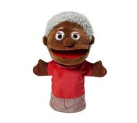 Bambole di famiglia - Giocattolo di marionette a mano, giocattolo per giochi di ruolo per persone di colore | Cartoni animati con mamma e papà, nonni, bocca aperta, bambole che raccontano storie per b