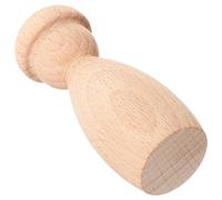 Bambole di Legno Grezzo in Faggio, DIY da Dipingere | Gioco per Asilo e Racconto, Colore Kaki, Legno Naturale, per Tavolo, Creatività e Abilità Manuale