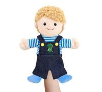 Bambole di peluche a mano, 30 cm, per teatro delle bambole, giocattolo per