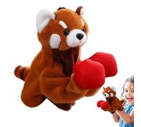 Bambole di peluche interattive con guantone da boxe morbido e estensibile | Peluche per giochi di ruolo educativi, raccontare storie, feste di compleanno, bambine dai 3 anni in su
