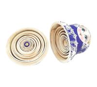 Bambole estraibili russe, design in porcellana blu e bianca, set di 10 pezzi in legno da collezione, giocattolo artistico educativo per adolescenti e adulti, statuette di decorazione d