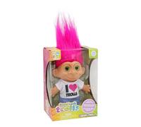 Bambole Good Luck Trolls da 10,2 cm | I Heart Troll | Fusion glamour anni '80 | Figure arcobaleno | Giocattoli nostalgici per il miglior divertimento di gioco | Figure di tendenza da collezione